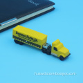 Customized logo soft PVC usb cute truck USB Flash Drive 1gb 2gb 4gb 8gb 16gb 32gb 64gb